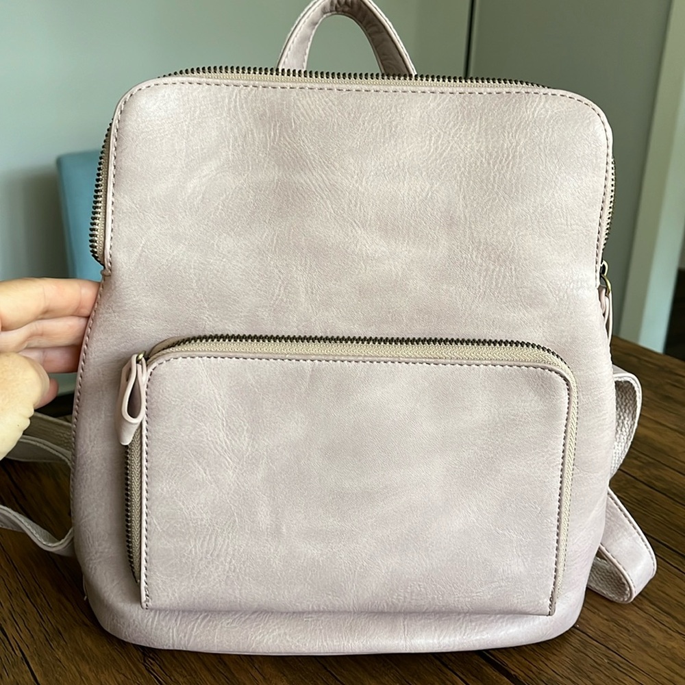 Joy Susan Vegan leather mini backpack.  Excellent condition